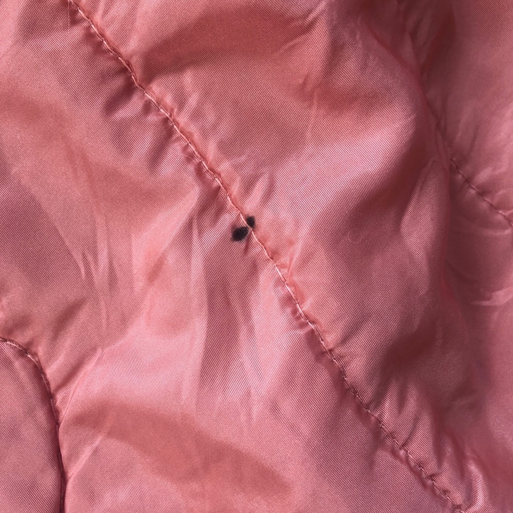 Vintage Peach Satin Coverlet Bedspread 68 x 78 - Picture 6 of 12